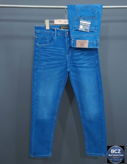Premium Denim Jeans Pant for Men - স্কাই লাইট ব্লু
