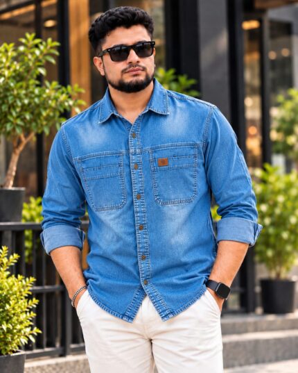 Denim Shirt Premium - Light fred