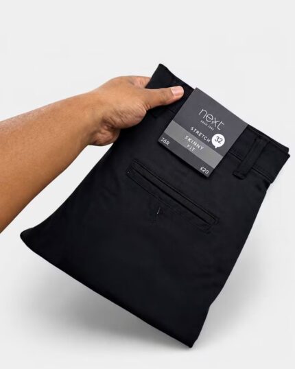 New Twill Gabardine Pant - কালো