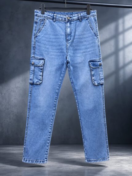 Cotton cargo & joggers - স্কাই লাইট প্যান্ট স্টাইল